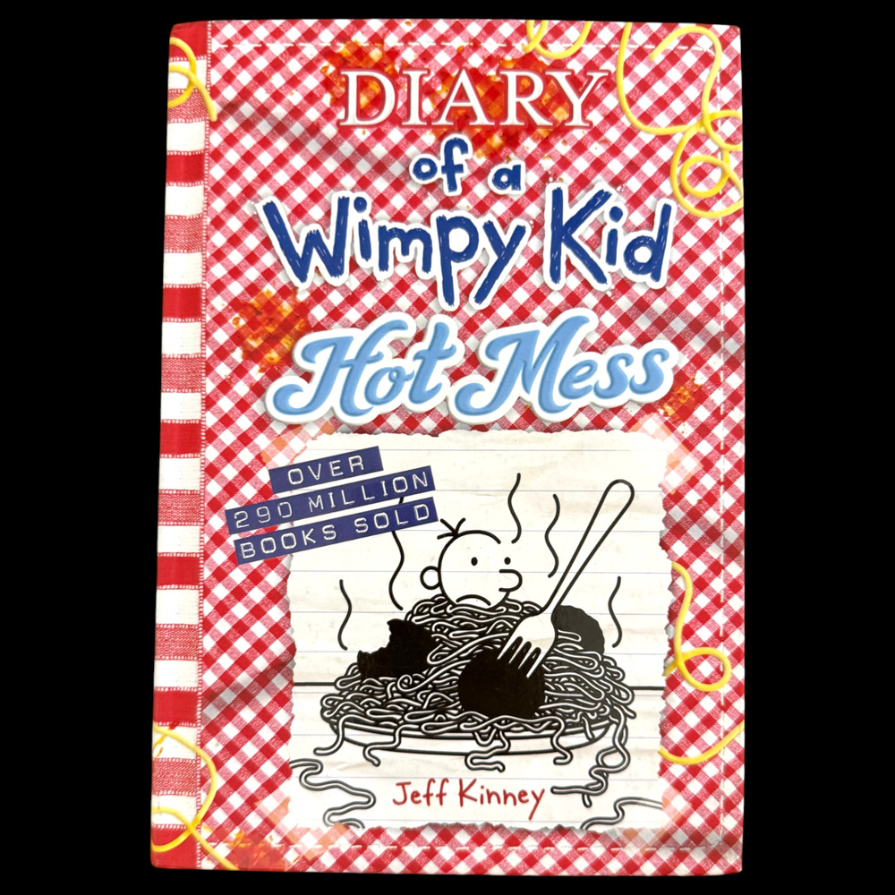 Signed Jeff Kinney Diary of a Wimpy Kid Hot Mess Book #19 Hardcover Autographed
